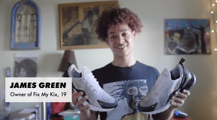Teen's sneaker cleaning business is making bank - The Hidden